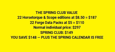 HORSETORQUE SPRING CLUB - September 2020