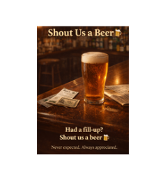 Shout Us A Beer